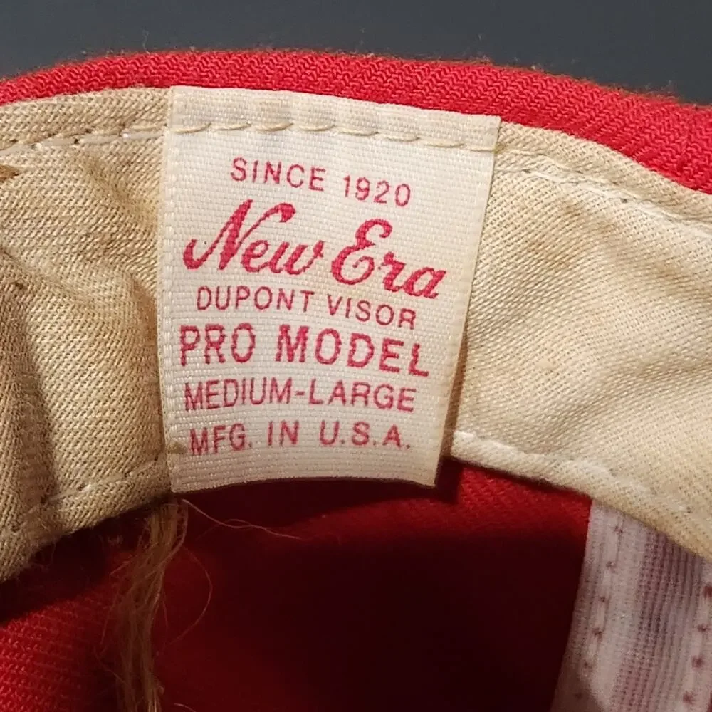 VTG 80s‎ USMC United States Marine Corps New Era Snapback Med Large Hat Cap USA